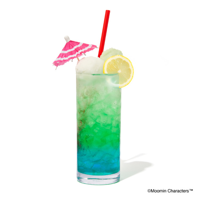 ニュウマン新宿×『ムーミン』　サナギ新宿「スノークのおじょうさん 夏色ゼリーソーダ」（C）Moomin Characters