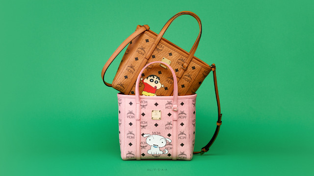 MCM×クレヨンしんちゃん「Toni トップジップショッパーバッグ」（C）Ｕ／Ｆ・Ｓ・Ａ・Ａ
