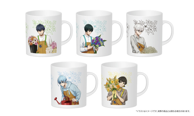 TVアニメ『ブルーロック』「フルカラーマグカップ（お花屋さんシリーズ）」（C）金城宗幸・ノ村優介・講談社／「ブルーロック」製作委員会