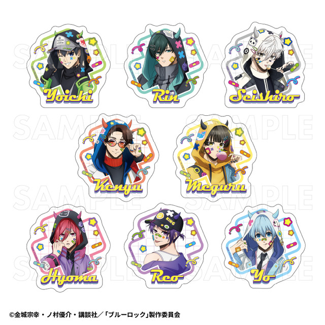 TVアニメ『ブルーロック』「ダイカットステッカー（でびデコパーカーシリーズ）」（C）金城宗幸・ノ村優介・講談社／「ブルーロック」製作委員会