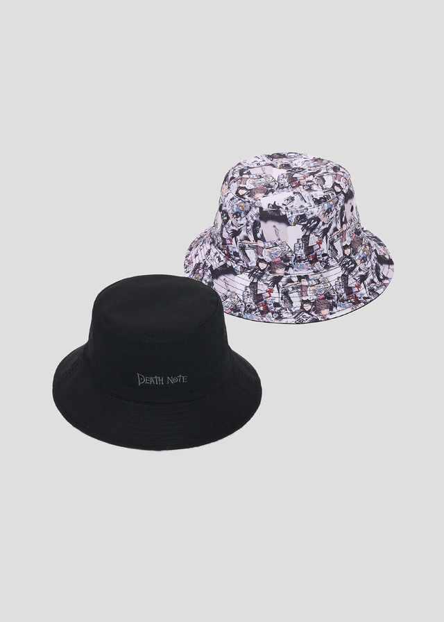 『DEATH NOTE』×グラニフ「記憶 パターン｜リバーシブルバケットハット」（C）大場つぐみ・小畑健／集英社