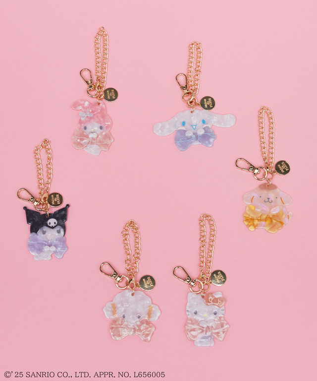 Maison de FLEUR × Sanrio characters「キーチャーム」（C）'25 SANRIO CO., LTD. APPR. NO. L656005