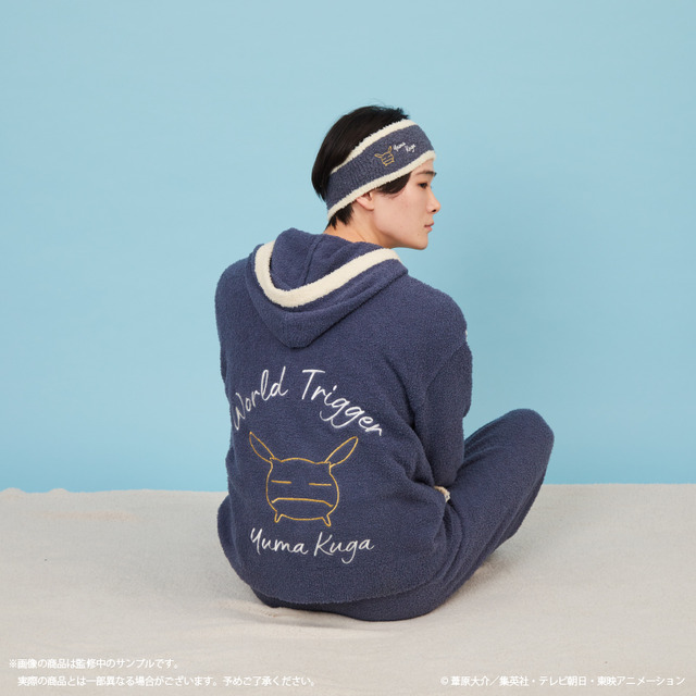 TVアニメ「ワールドトリガー」ルームウェアパーカー(ユニセックス)〈全6種〉各8,580円(税込み)