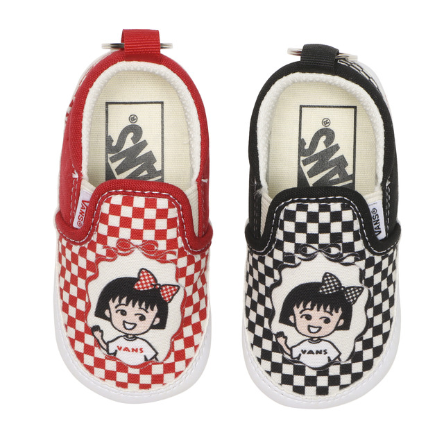 Vans x MOMOKO SAKURA「SLIP ON （MARUKO/CHECK）」（C）さくらももこ（C）さくらプロダクション