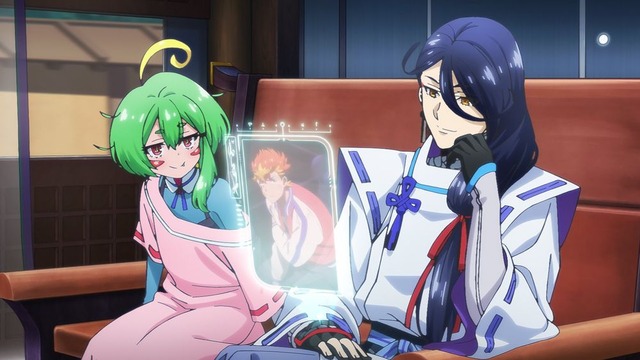 夏アニメ『陰陽廻天 Re:バース』第1話「死んでも負けを認めんな！ヤンキー、電祇平安京に立つ！」先行場面カット（C）作乃藤湖／「陰陽廻天 Re:バース」製作委員会