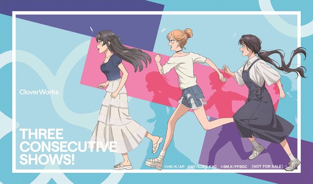 3作品コラボイラストオリジナルステッカー