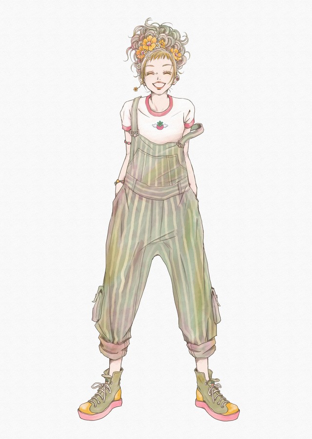 UT「矢沢あいコレクション」矢沢あい描き下ろしコーディネートイラスト