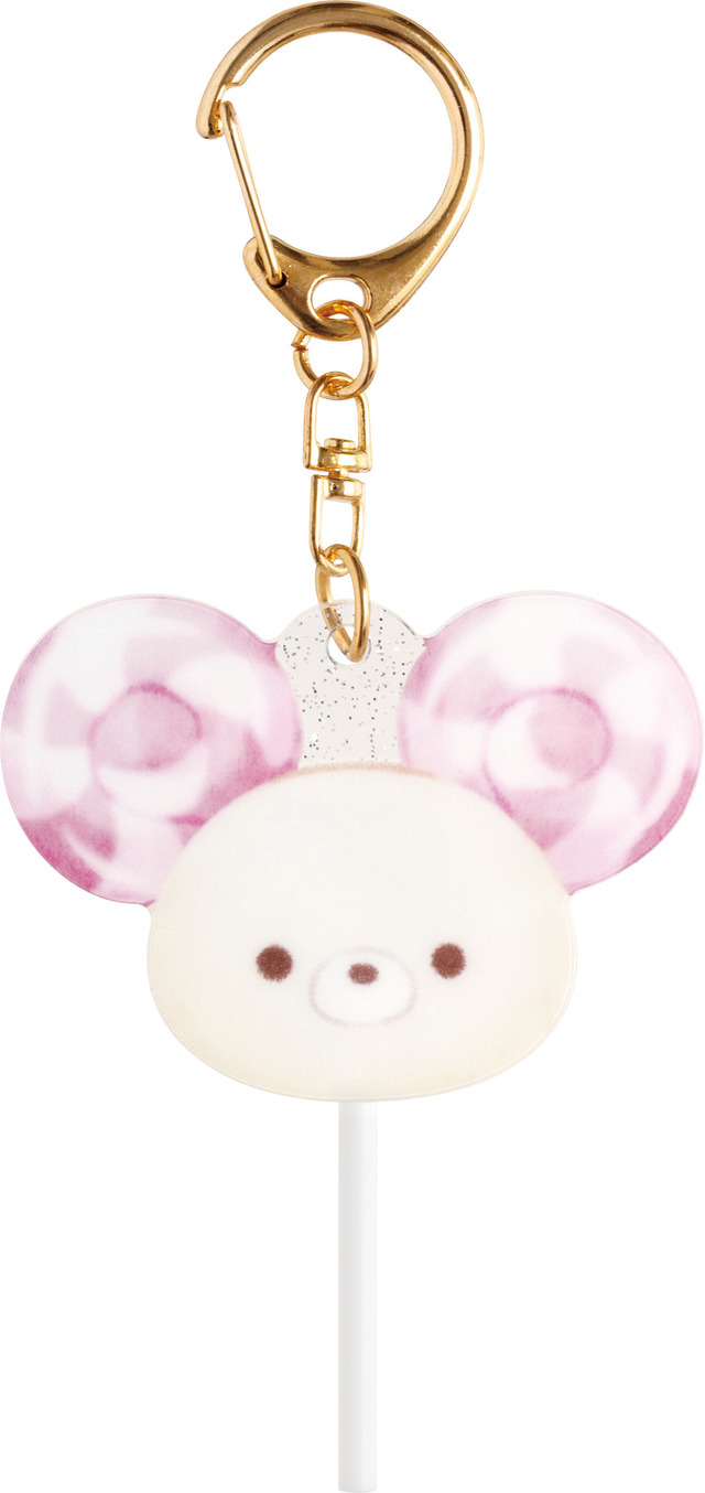 「アクリルキーホルダー チューポップキャンディ（ローリー）」（C）2025 SAN-X CO., LTD. ALL RIGHTS RESERVED.