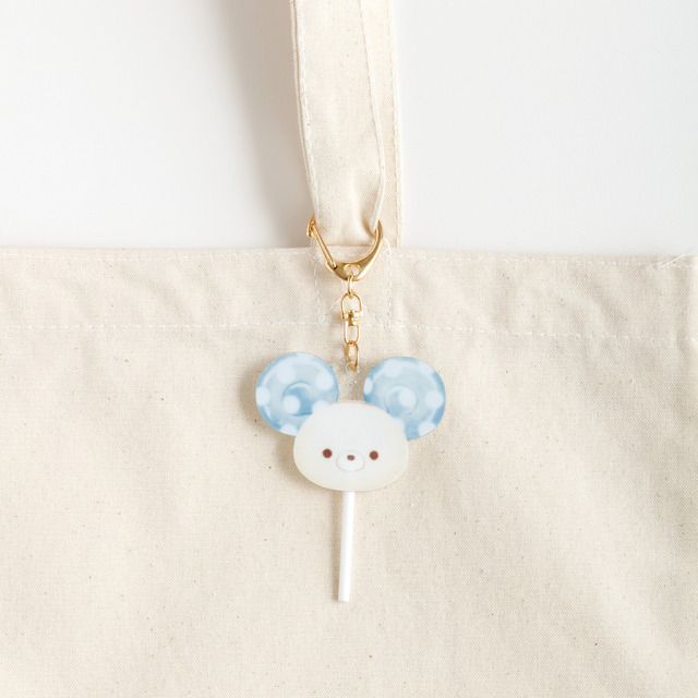 「アクリルキーホルダー チューポップキャンディ（ポップ）」（C）2025 SAN-X CO., LTD. ALL RIGHTS RESERVED.