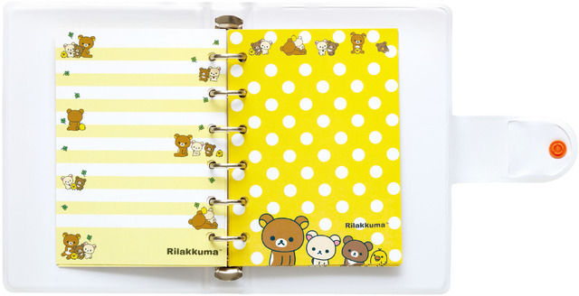 「ふにふにシールバインダー リラックマ」（C）2025 SAN-X CO., LTD. ALL RIGHTS RESERVED.