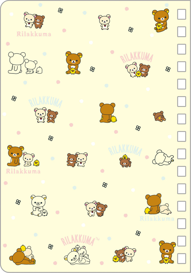 「シールノート リラックマ」（C）2025 SAN-X CO., LTD. ALL RIGHTS RESERVED.