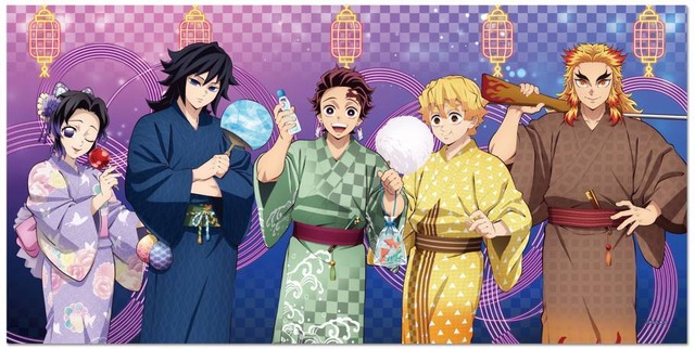 アニメ『鬼滅の刃』漆ノ章 in ナムコ キャンペーンオリジナルグッズ「フルカラーバスタオル」