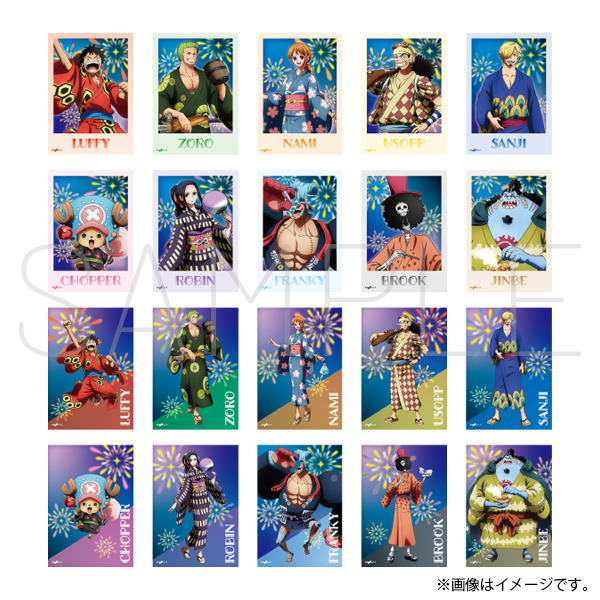 「出張店 ONE PIECE 麦わらストア 新宿」限定グッズの「ブロマイド」（C）尾田栄一郎／集英社・フジテレビ・東映アニメーション