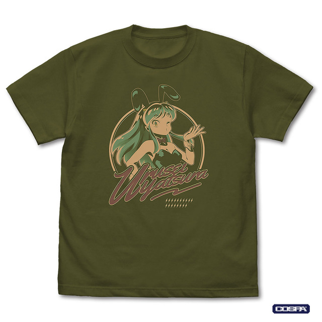 TVアニメ『うる星やつら』「バニーガール ラム Tシャツ」カラー：MOSS（C）高橋留美子・小学館／アニメ「うる星やつら」製作委員会