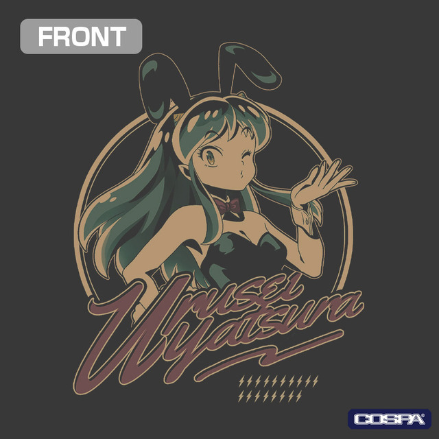 TVアニメ『うる星やつら』「バニーガール ラム Tシャツ」カラー：SUMI（C）高橋留美子・小学館／アニメ「うる星やつら」製作委員会