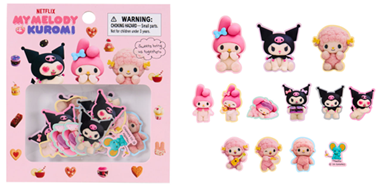 「Netflixオリジナルアニメ My Melody ＆ Kuromiデザインシリーズ」シールセット（C）Netflix. Used with permission.（C）2025 SANRIO CO.,LTD.