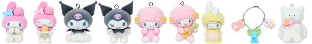「Netflixオリジナルアニメ My Melody ＆ Kuromiデザインシリーズ」シークレットマスコット各種（C）Netflix. Used with permission.（C）2025 SANRIO CO.,LTD.