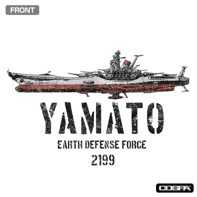 宇宙戦艦ヤマトTシャツ_WHITE
