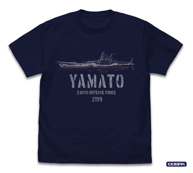 宇宙戦艦ヤマトTシャツ_NAVY