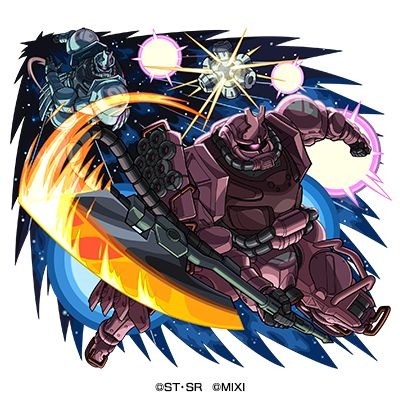 火属性 ★5 ザク フォースネークアイズ仕様[イエティ]/[パイロ]機 （進化） CV：ー