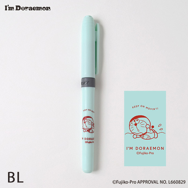 I'm Doraemon「BICマーカー」（C）Fujiko-Pro APPROVAL No.L647435