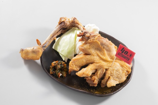 100ｔハンマー！清流モモ一本揚げ