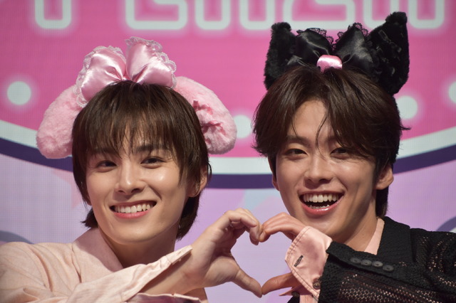 「MY MELODY KUROMI GAME PLAZA」に登壇した川西拓実＆河野純喜