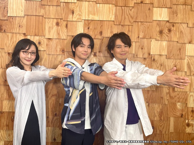 「『ファンパレ』公式放送～渋谷事変 赫鱗・揺蕩 追加直前編～」榎木淳弥（虎杖悠仁 役）、浪川大輔（脹相 役）、松澤ネキ（MC）（C）芥見下々／集英社・呪術廻戦製作委員会（C）Sumzap, Inc.／TOHO CO., LTD.