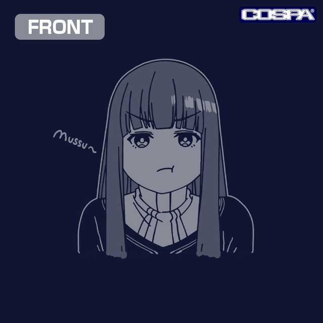 TVアニメ『葬送のフリーレン』「フェルン フェイス ドライTシャツ NAVY」（C）山田鐘人・アベツカサ／小学館／「葬送のフリーレン」製作委員会