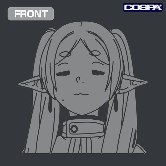 TVアニメ『葬送のフリーレン』「フリーレン フェイス ドライTシャツ GUNMETAL」（C）山田鐘人・アベツカサ／小学館／「葬送のフリーレン」製作委員会