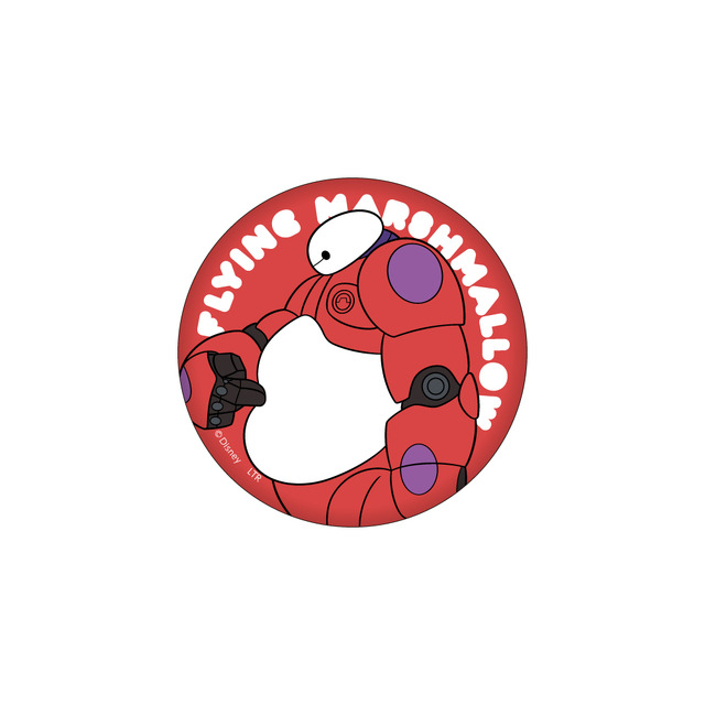 『ベイマックス』OH MY CAFE「もちもち缶バッジ」（C）Disney