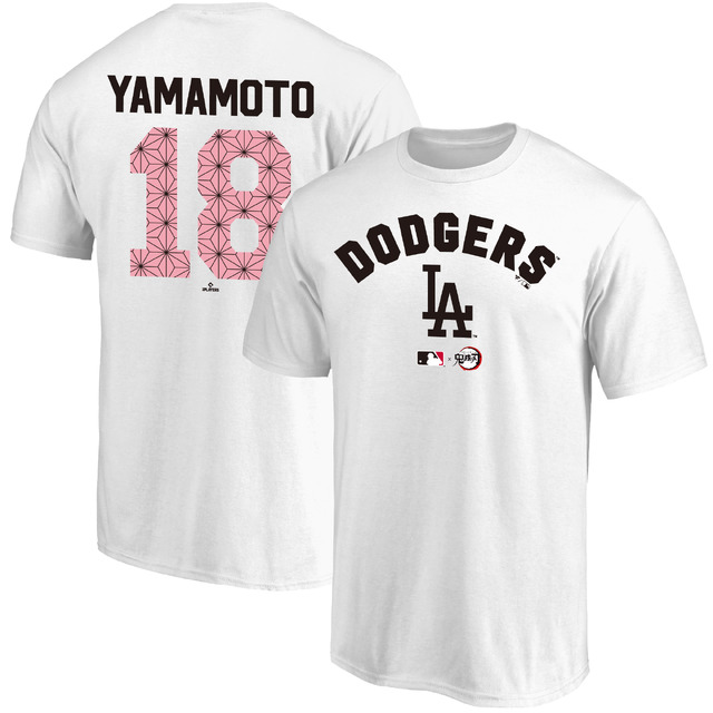Fanatics MLB×鬼滅の刃 コラボ ネームアンドナンバーTシャツ 竈門禰豆子ver