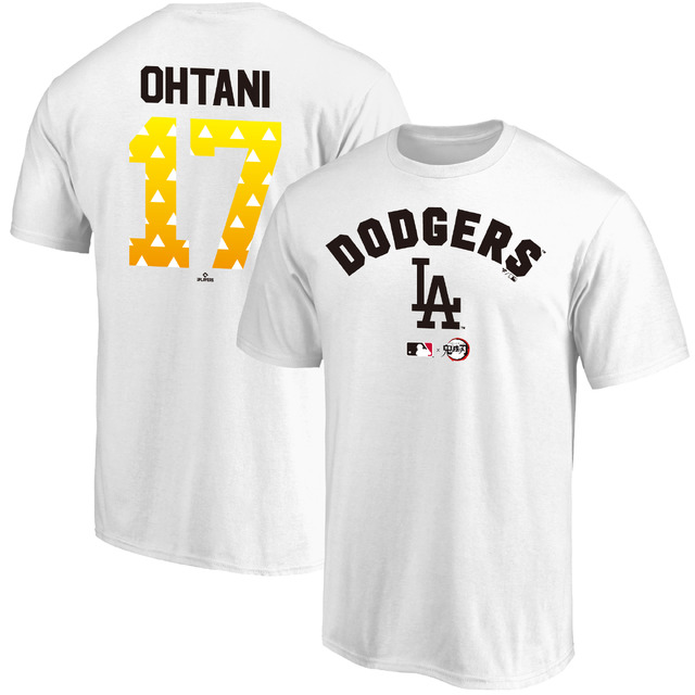 Fanatics MLB×鬼滅の刃 コラボ ネームアンドナンバーTシャツ 我妻善逸ver