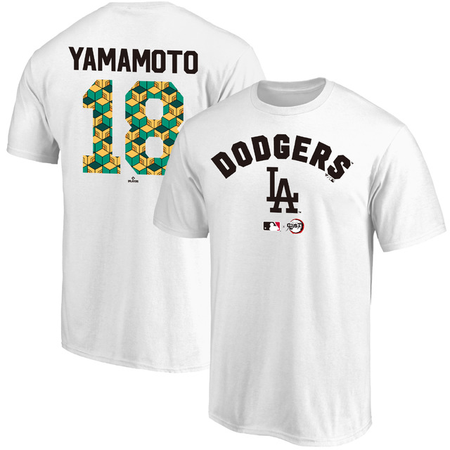 Fanatics MLB×鬼滅の刃 コラボ ネームアンドナンバーTシャツ 冨岡義勇ver