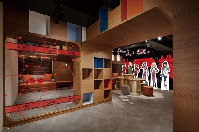 サンシャインシティプリンスホテル『エヴァンゲリオン』コラボのコンセプトラウンジ（WILLE部屋）（C）カラー