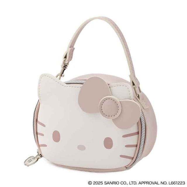 『HELLO KITTY × BRILMY いつでもササッとお直しできる ミラー付きビーズストラップ BOOK PALE PINK ver.』