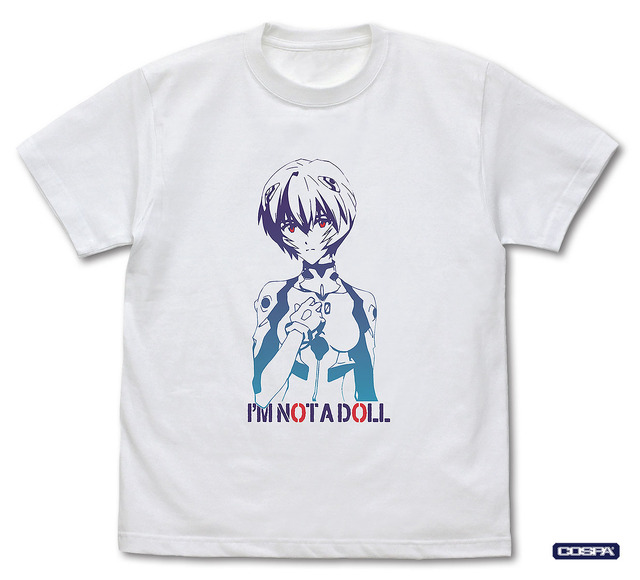 コスパ「綾波レイ グラデーション Tシャツ WHITE」（C）カラー