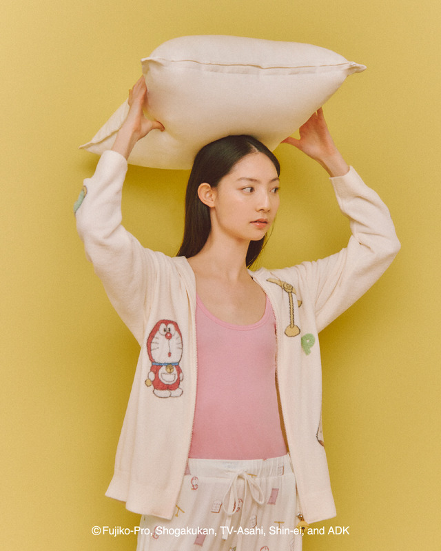 【ドラえもん】【レディース】ジャガードパーカ