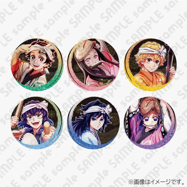 アニメ『鬼滅の刃』×「阿波おどり2025」ランダム缶バッジA