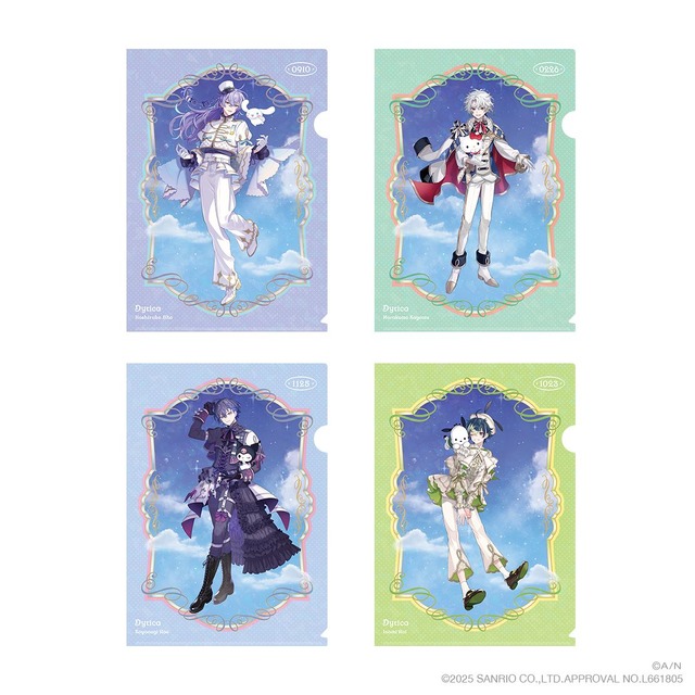 「Dytica×サンリオキャラクターズ」キラキラクリアファイル