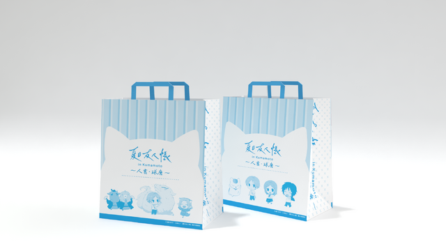 TVアニメ『夏目友人帳』サクラマチ クマモト特設イベントのオリジナル紙袋（C）緑川ゆき・白泉社／「夏目友人帳」製作委員会