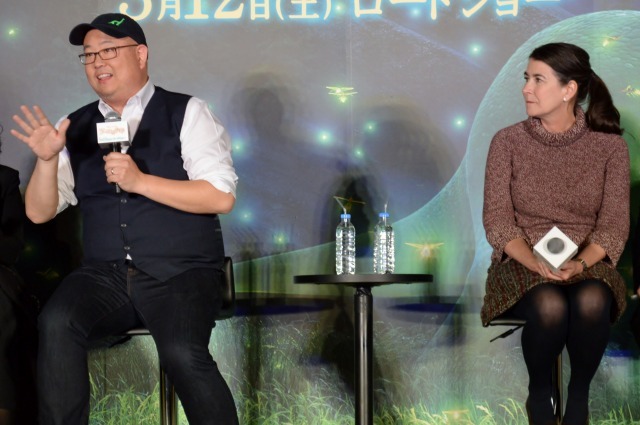 『アーロと少年』ピーター・ソーン監督、デニス・リームプロデューサー（c）2016 DISNEY / PIXAR.