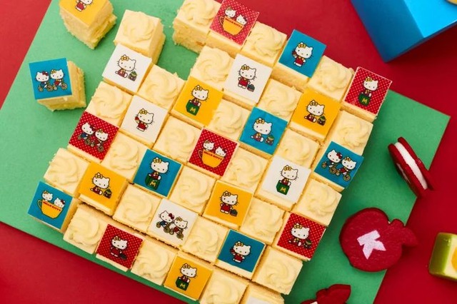 HELLO MIMMY パッチワークケーキ(ピーチ)