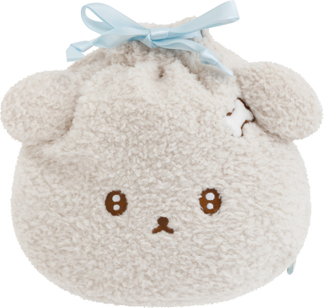 いしよわちゃん後輩ちゃん登場テーマ「ぬいぐるみ巾着　いしよわちゃん」（C）2025 SAN-X CO., LTD. ALL RIGHTS RESERVED.