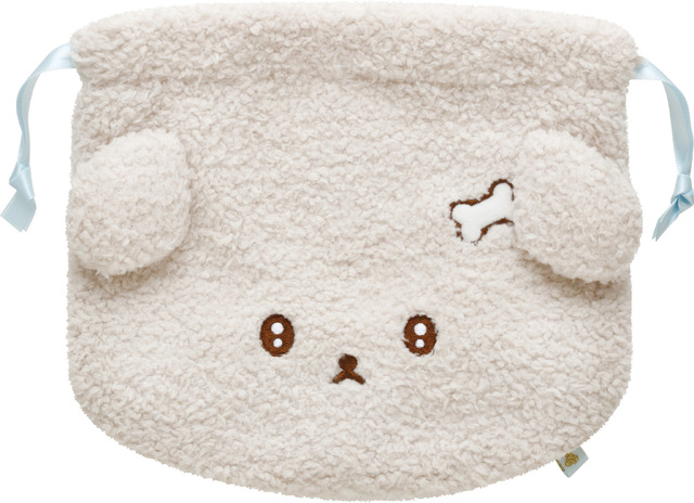 いしよわちゃん後輩ちゃん登場テーマ「ぬいぐるみ巾着　いしよわちゃん」（C）2025 SAN-X CO., LTD. ALL RIGHTS RESERVED.