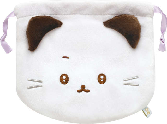 いしよわちゃん後輩ちゃん登場テーマ「ぬいぐるみ巾着　いしつよちゃん」（C）2025 SAN-X CO., LTD. ALL RIGHTS RESERVED.