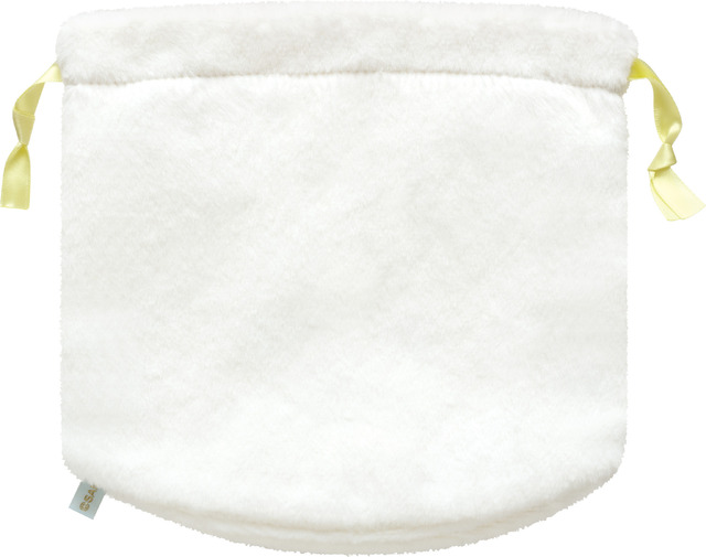 いしよわちゃん後輩ちゃん登場テーマ「ぬいぐるみ巾着　後輩ちゃん」（C）2025 SAN-X CO., LTD. ALL RIGHTS RESERVED.