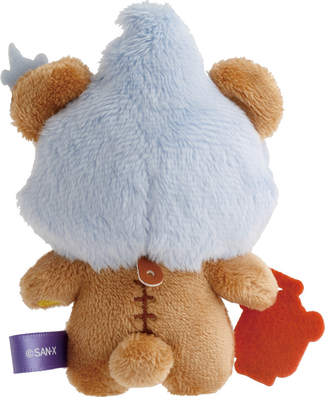 リラックマようかいハロウィン「リラックマ（くま火）　てのりぬいぐるみ」（C）2025 SAN-X CO., LTD. ALL RIGHTS RESERVED.