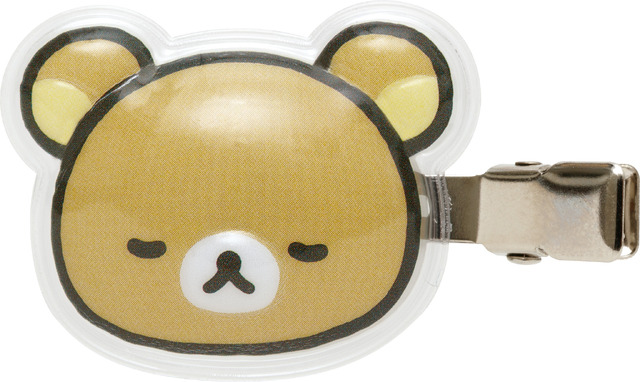 「リラックマ　ぷくっと前髪クリップ」（C）2025 SAN-X CO., LTD. ALL RIGHTS RESERVED.