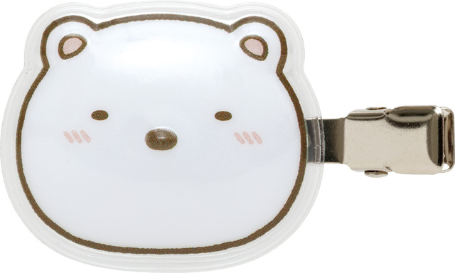 「しろくま　ぷくっと前髪クリップ」（C）2025 SAN-X CO., LTD. ALL RIGHTS RESERVED.